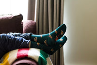 Ugly Gingerbread House Mismatched Socks