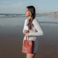 Amber Bucket Bag - Desert Clay