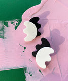 Artist Untitled Black + White Stud Earring