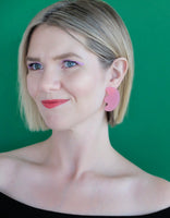Artist Pink Stud Earring