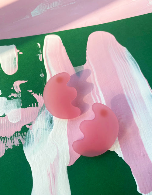Artist Pink Stud Earring