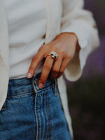 Raccoon Head Adjustable Ring