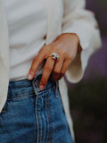 Raccoon Head Adjustable Ring