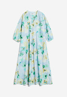Aarvilin Aqua Floral Dress