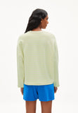 Frankaa Stripe Sweatshirt - Light Lime/ Undyed