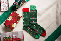Ugly Christmas Lights Mismatched Socks M