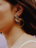 Swallow Circle Earring