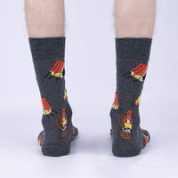 What Wood You Say Crew Socks