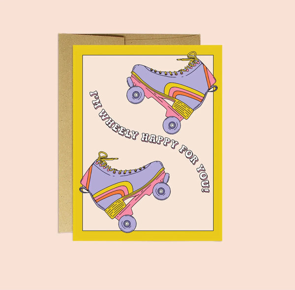 Wheely Happy For You Card