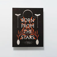 Born From The Stars Risograph Print