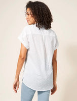 Ella Organic Cotton Shirt - Pale Ivory