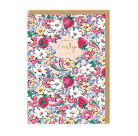 Have A Lovely Day Self Care Ditsy Greeting Card