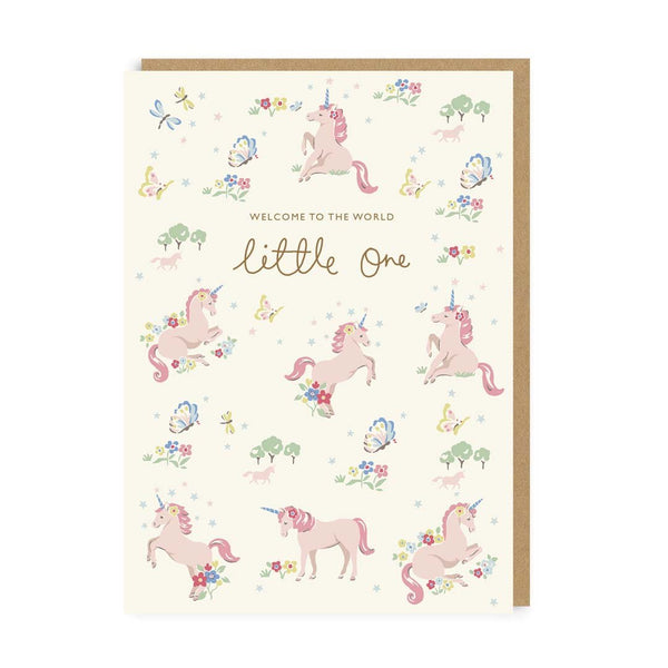 Welcome To The World Little One Greeting Card