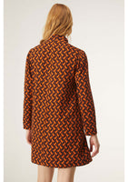 Zig Zag Smock Mini Dress