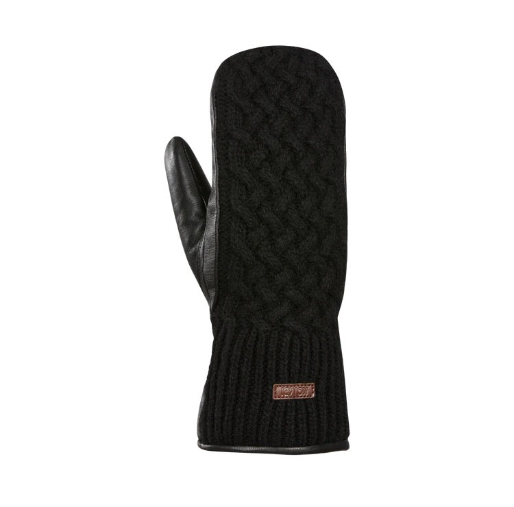 Ariana Leather & Knit Mittens