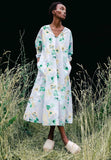 Aarvilin Aqua Floral Dress