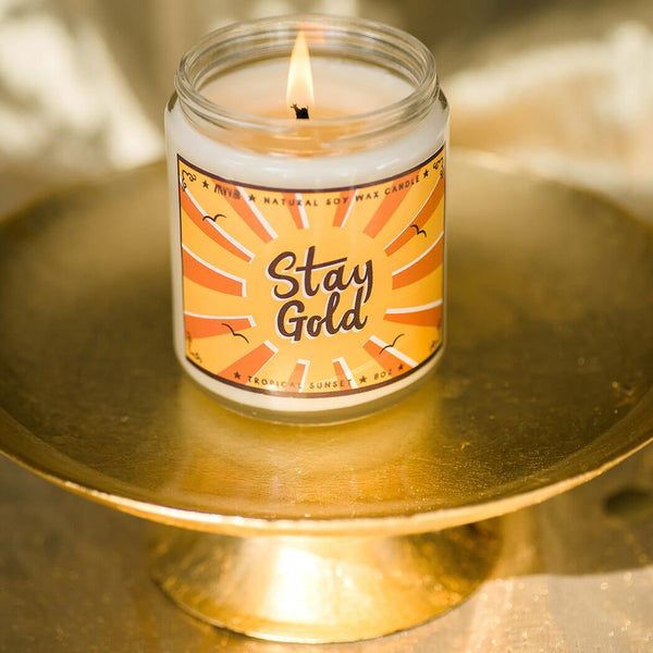 Stay Gold Candle