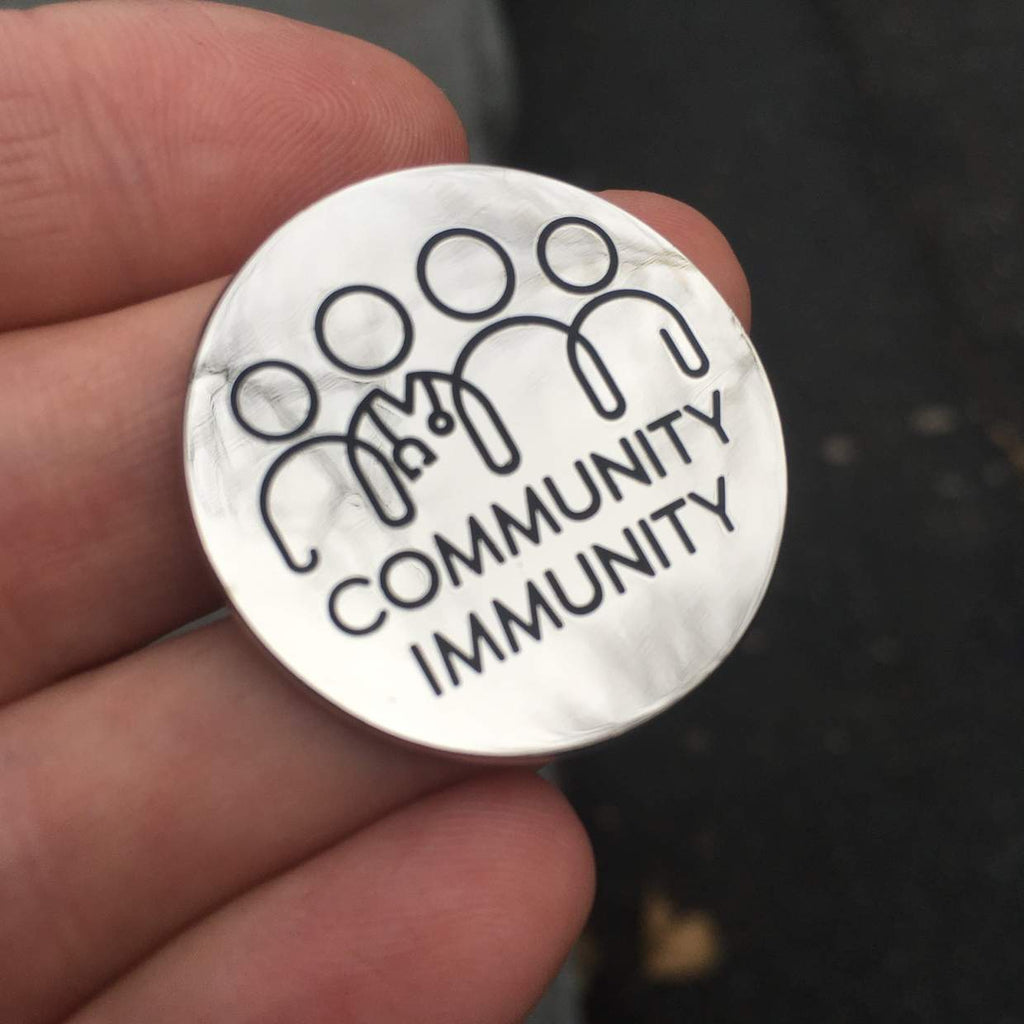Community Immunity Pin