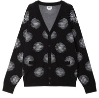Oval Cardigan - Black Multi