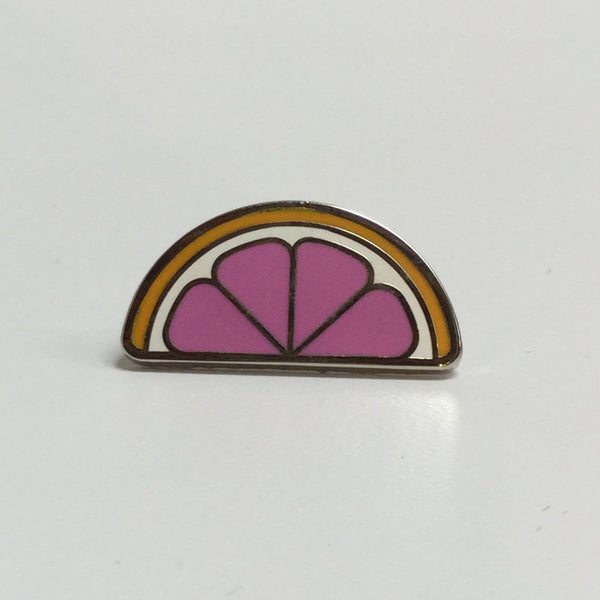 Grapefruit Pin