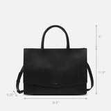 Caitlin Large Tote - Black Recycled