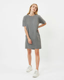 Regitza Short Dress - Dark Grey Melange