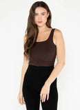 Bamboo Square Neck Rib Tank