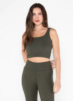 Bamboo Square Neck Rib Tank