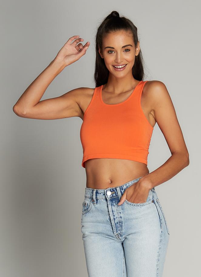 Bamboo Crop Tank Top