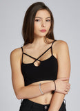 Bamboo Cross Front Bralette