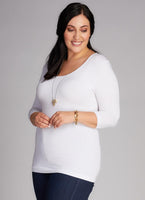 Bamboo 3/4 Sleeve Top