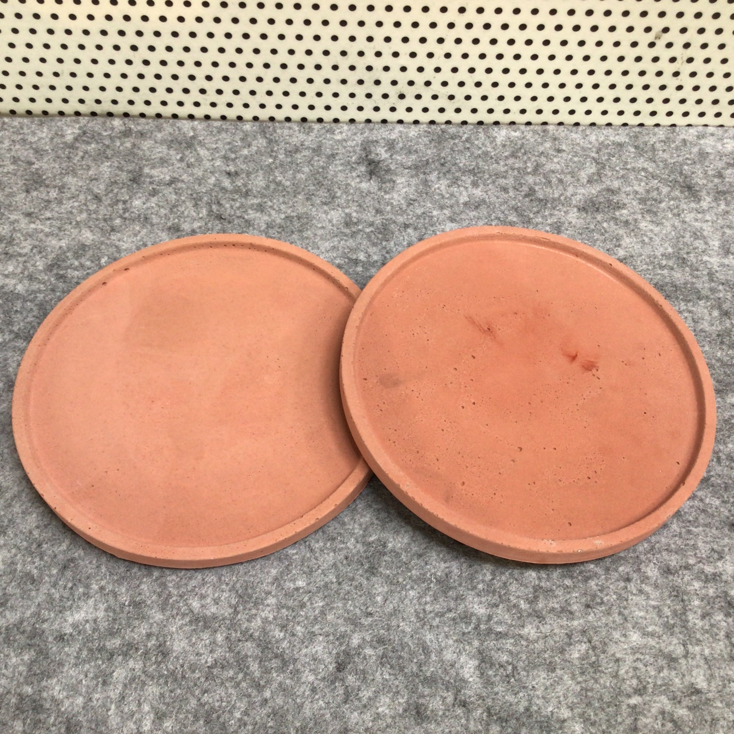 Round Cement Mini Tray