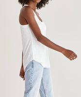 Relaxed Slub Tank - White