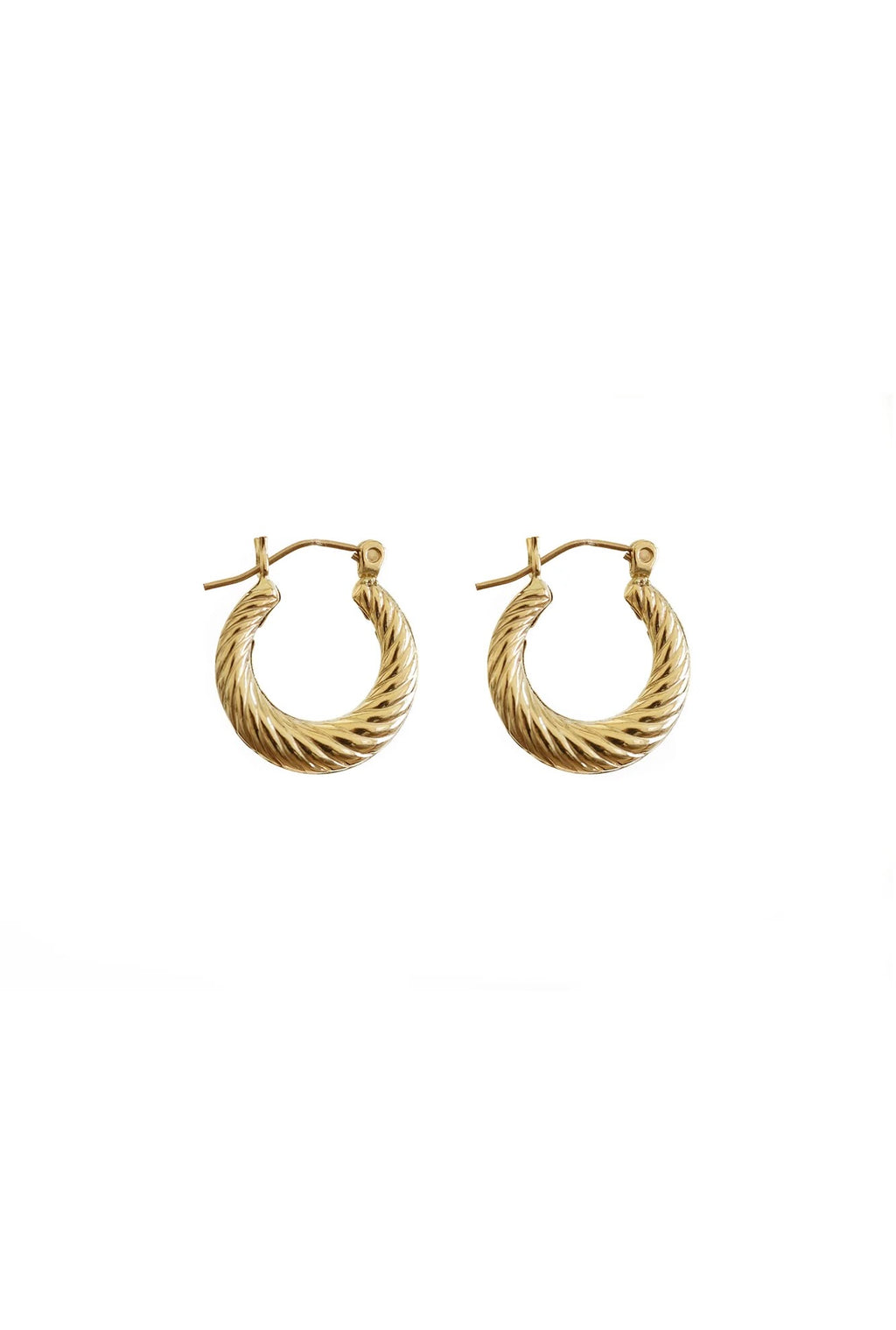 Sail Swirl Hoop Earrings
