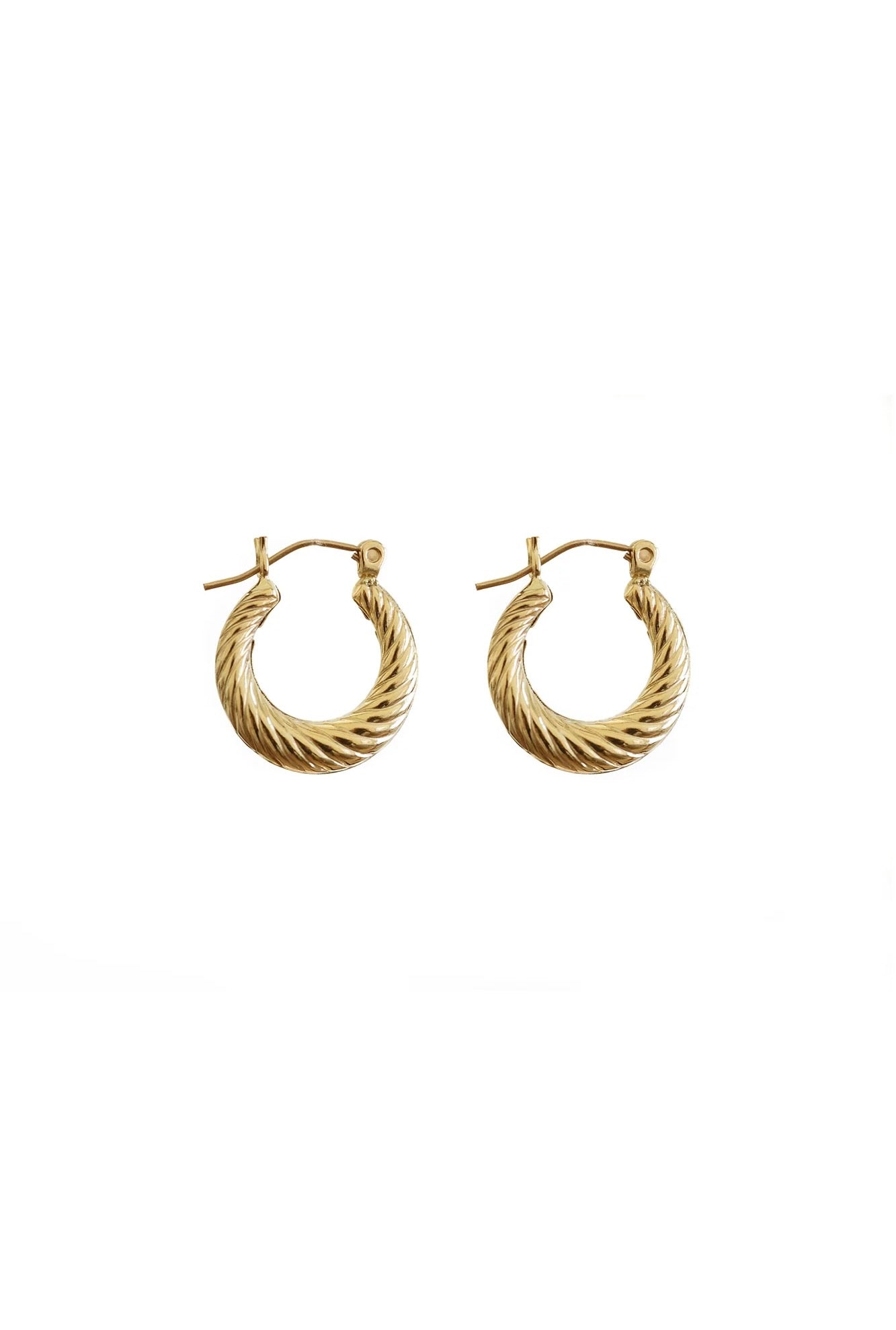 Sail Swirl Hoop Earrings