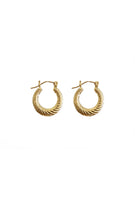 Sail Swirl Hoop Earrings