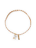 Sitting Leopard Charm Bracelet