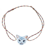 Grey Cat Charm Bracelet
