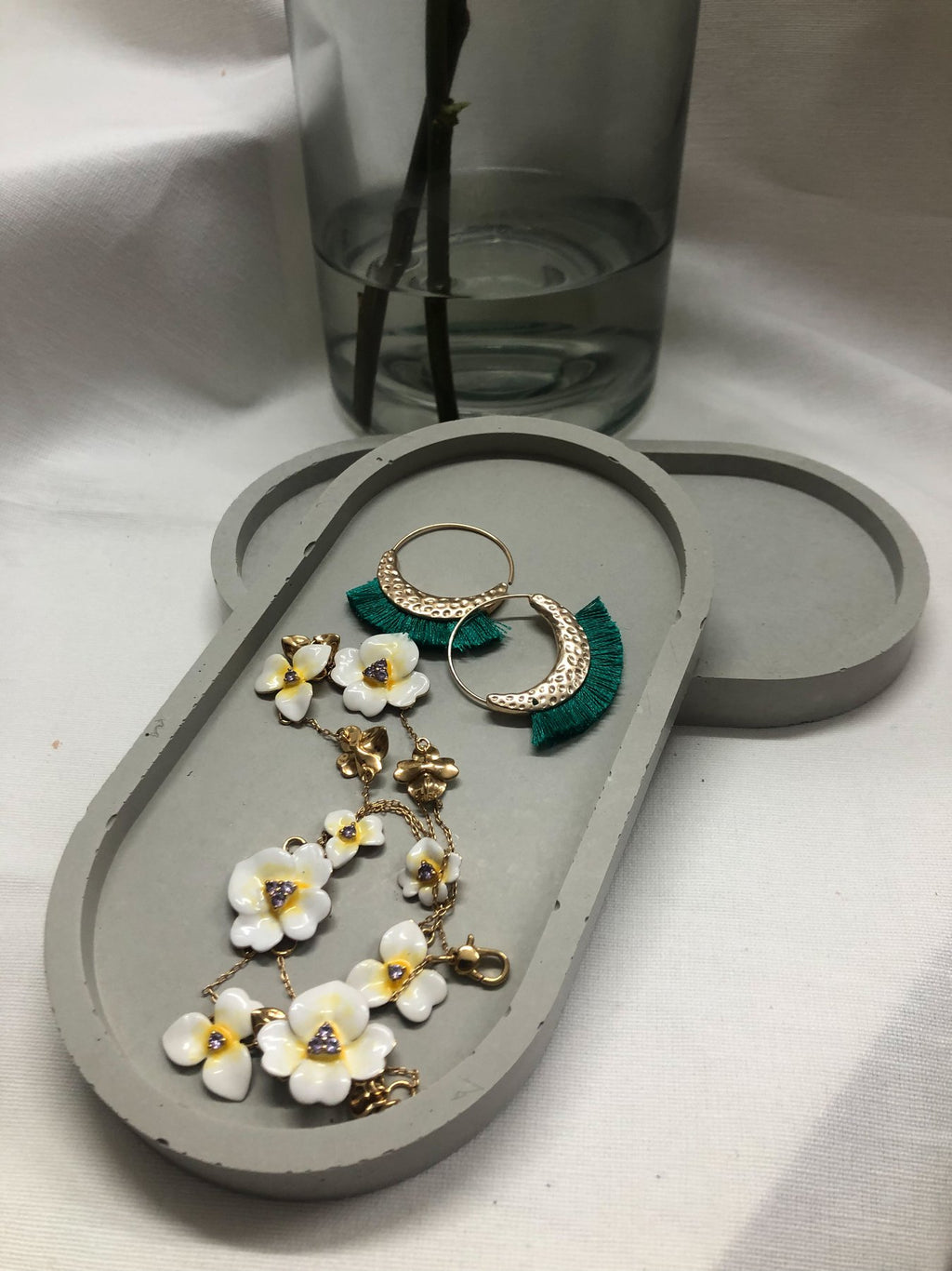 Rustic Concrete Trinket Dish