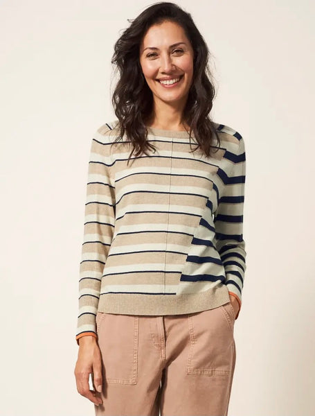 Urban Stripe Jumper - Natural Multi
