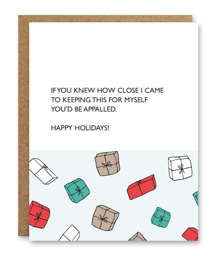 Appalled Greeting Card