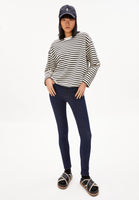 Frankaa Stripe Sweatshirt - Undyed/Black