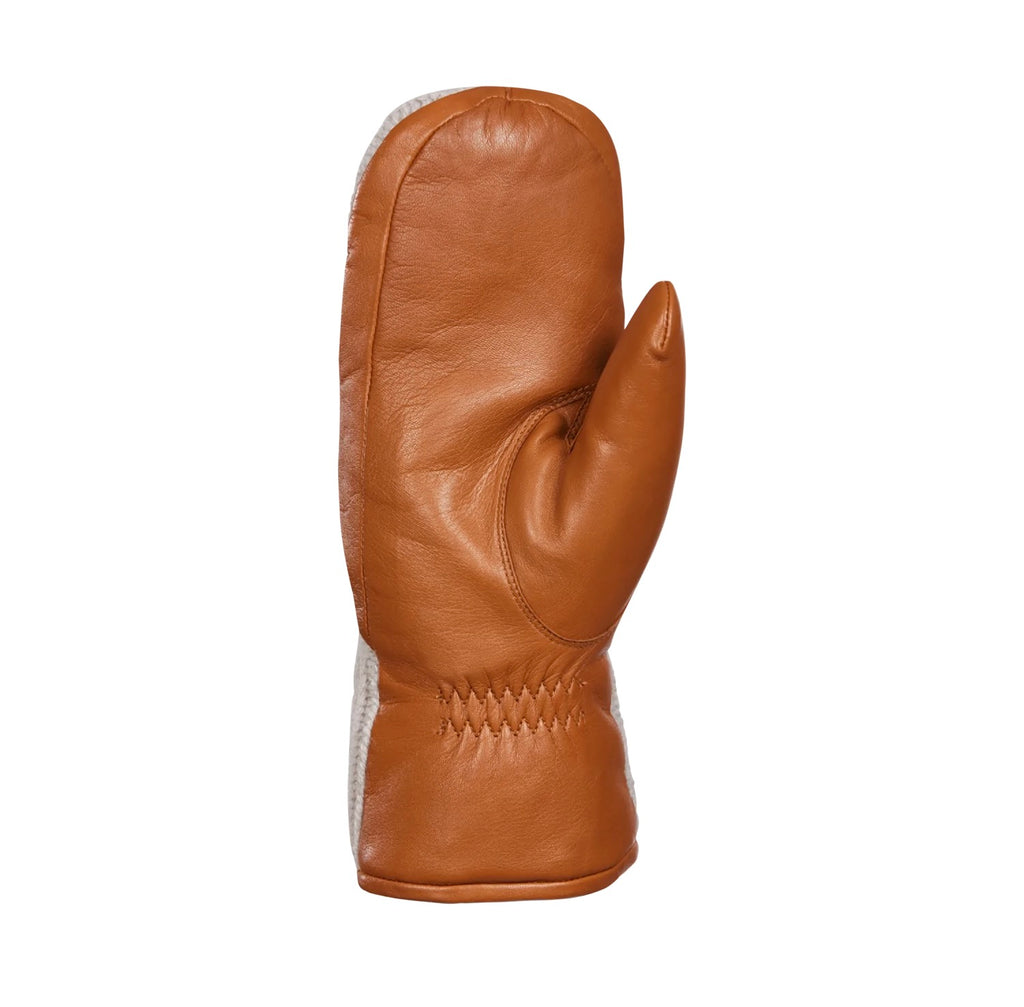 Ariana Leather & Knit Mittens