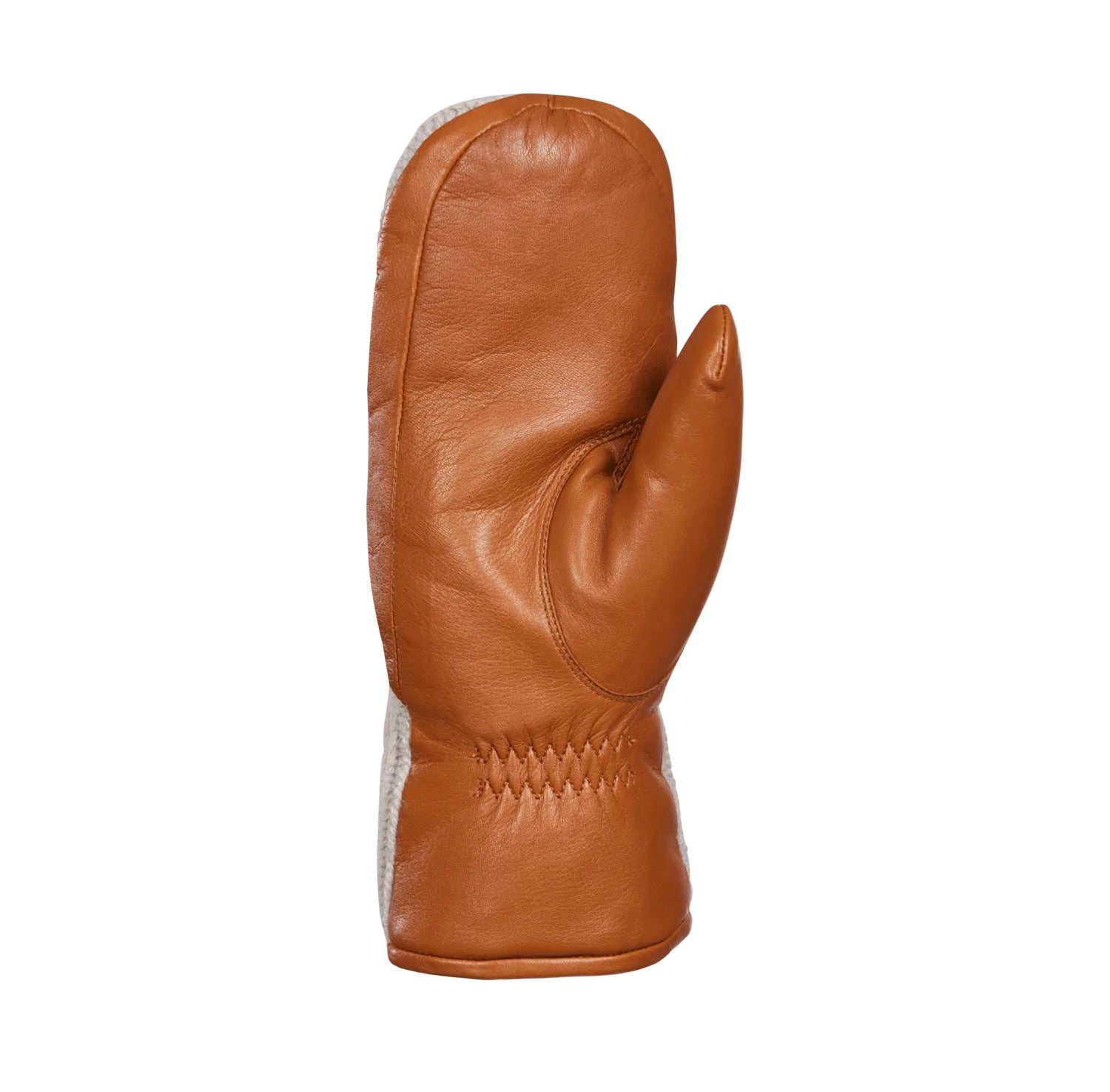 Ariana Leather & Knit Mittens
