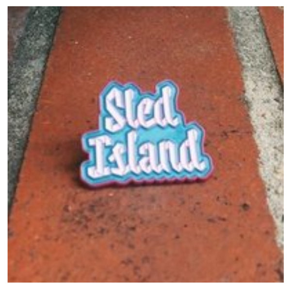 Sled Island Lapel Pin