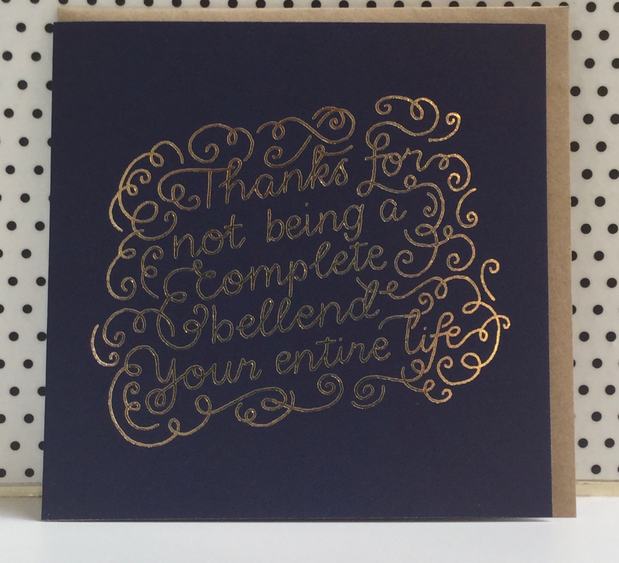 Complete Bellend Greeting Card