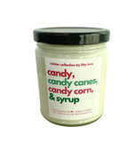 Candy, Candy Canes, Candy Corn & Syrup Candle