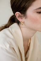 Sail Swirl Hoop Earrings