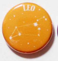 Colourful Zodiac Button Pin