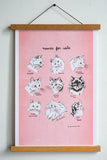 Names For Cats Print